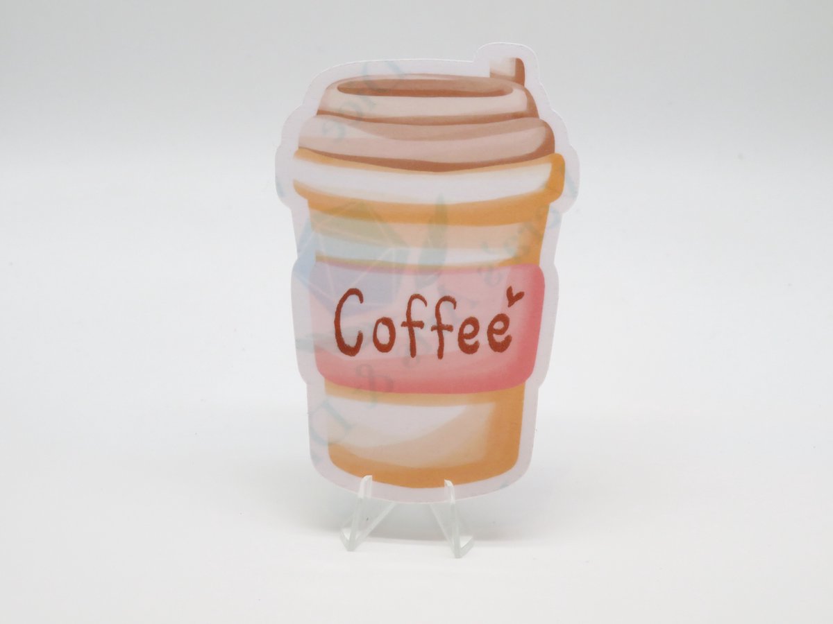 Koffie met Liefde Sticker - Koffie met Liefde | Veras Arts & Dice | Schattige Stickers - Handgemaakte Stickers | Journaling Bullet Journal Scrapbooking Leuke Laptop Telefoon | Loving Coffee